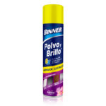 Limpiador de muebles Multisuperficies  BINNER  espuma Polvo y Brillo flores primavera Aerosol 400 ml
