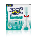 2 Repuestos Limpiador BINNER Mega Concentrado para Baños y Duchas 50ml